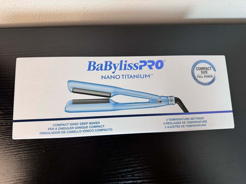 BaByliss PRO Nano Titanium Ionic Deep Waver BRAND NEW